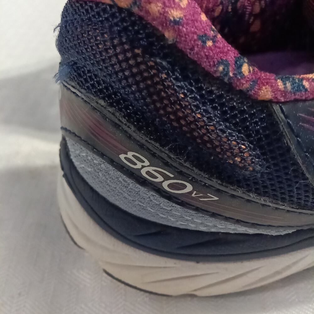 New Balance 860v7 Women's Running Shoes 7.5 Blue /Gray Athletic Sneakers - Picture 3 of 8